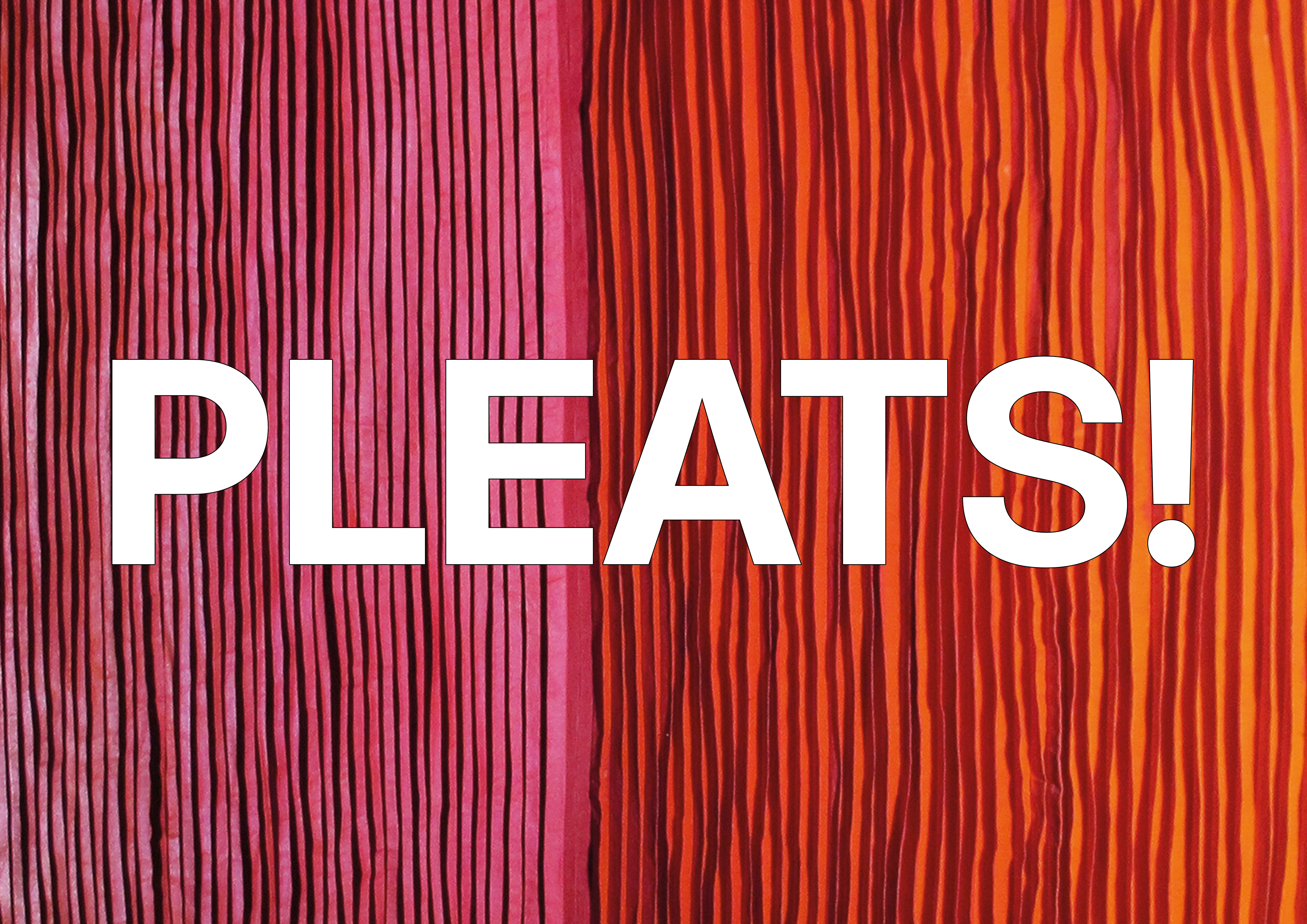 Kunst-/Modeinstallation Pleats!