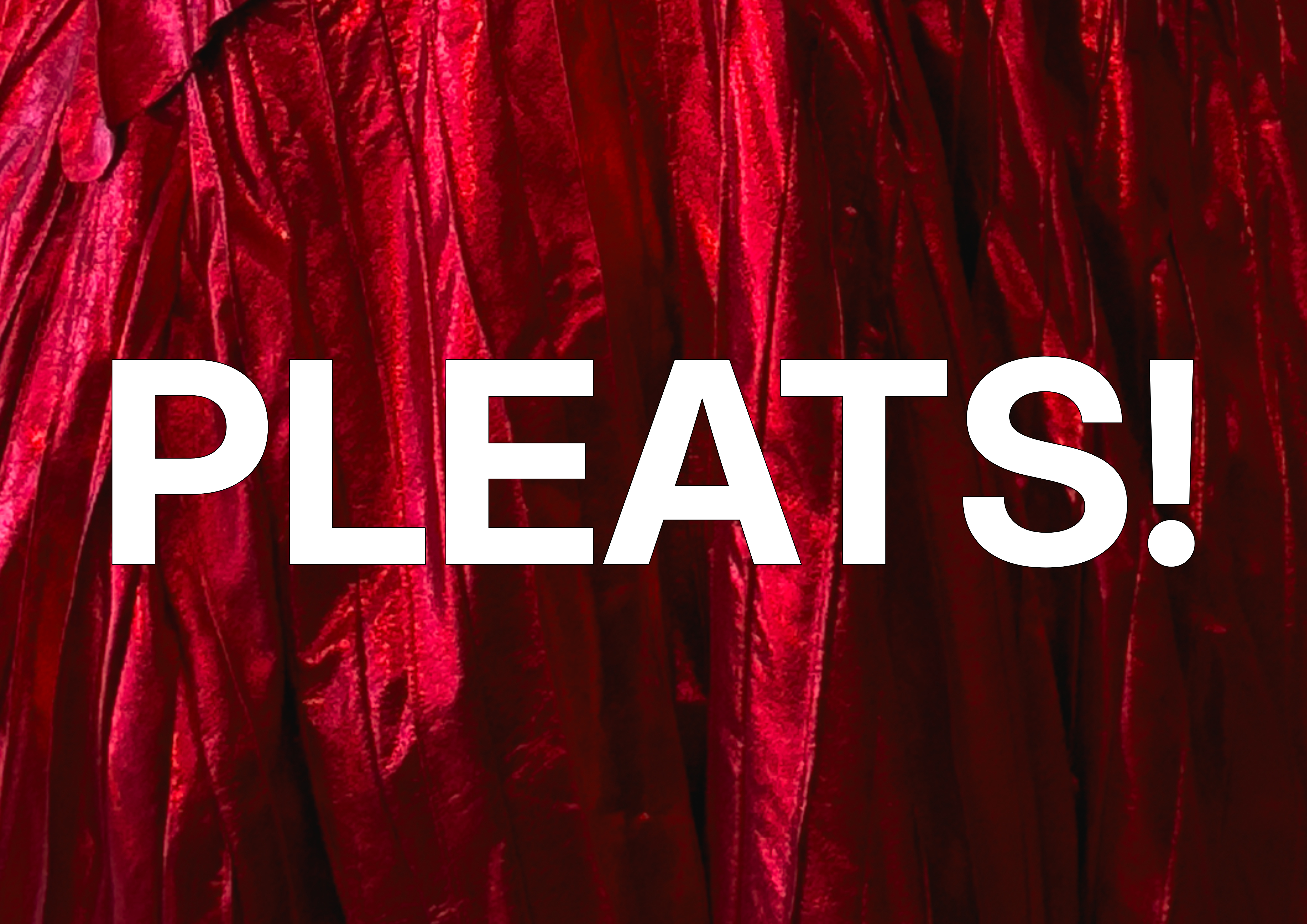 Kunst-/Modeinstallation Pleats!